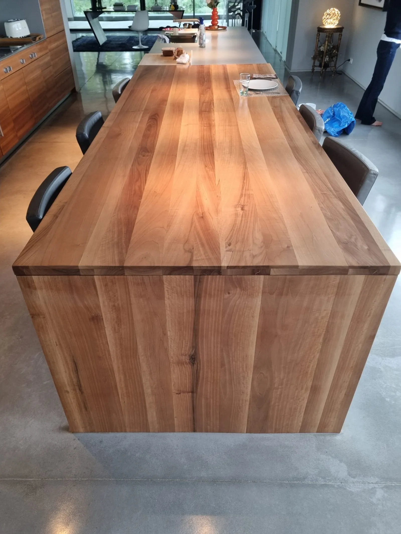 Cuisine en bois sur mesure réalisé par TS Menuiserie — cuisine n° 5