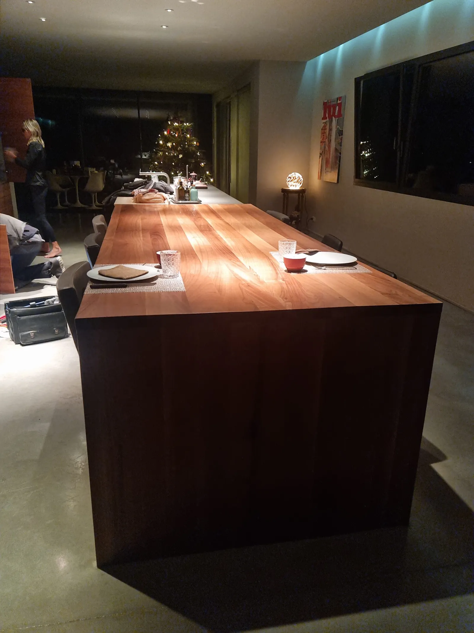 Cuisine en bois sur mesure réalisé par TS Menuiserie — cuisine n° 11